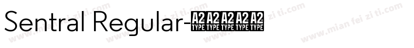 Sentral Regular字体转换
